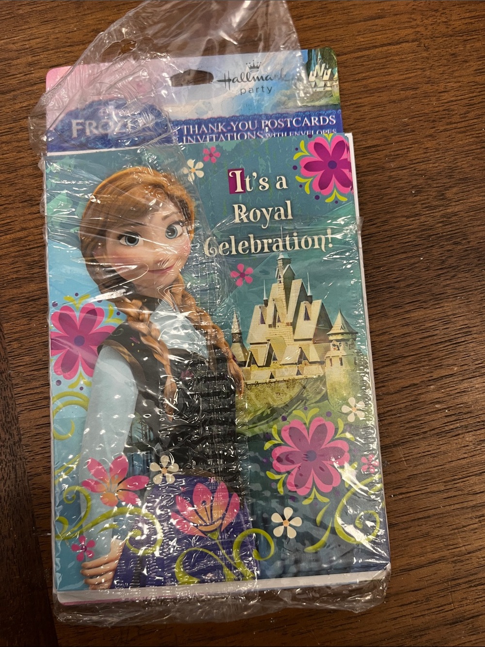 Disney Frozen Anna birthday invitation set